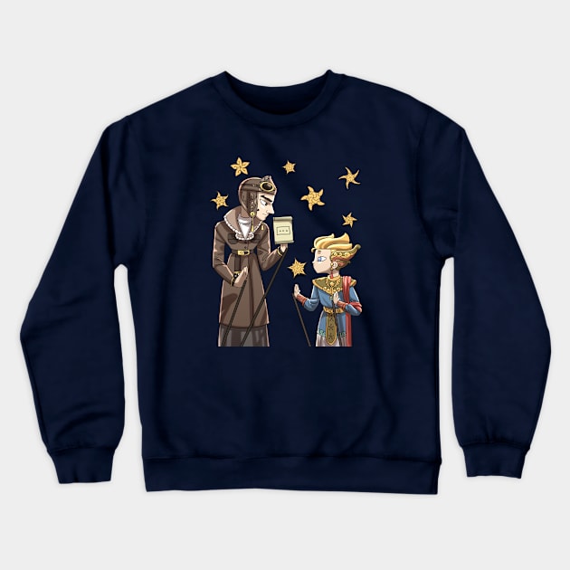 The Little Prince Golek Puppet Crewneck Sweatshirt by 	 FatharaniYasmin